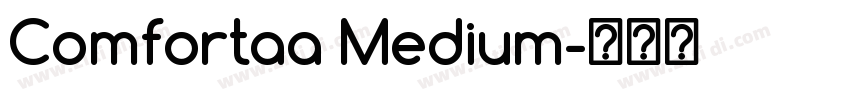 Comfortaa Medium字体转换